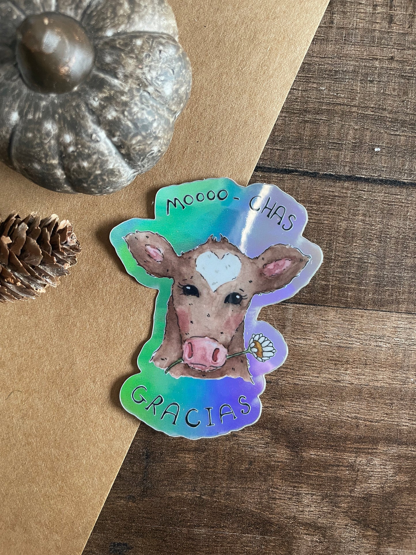 Moo-Chas Gracias - Sticker