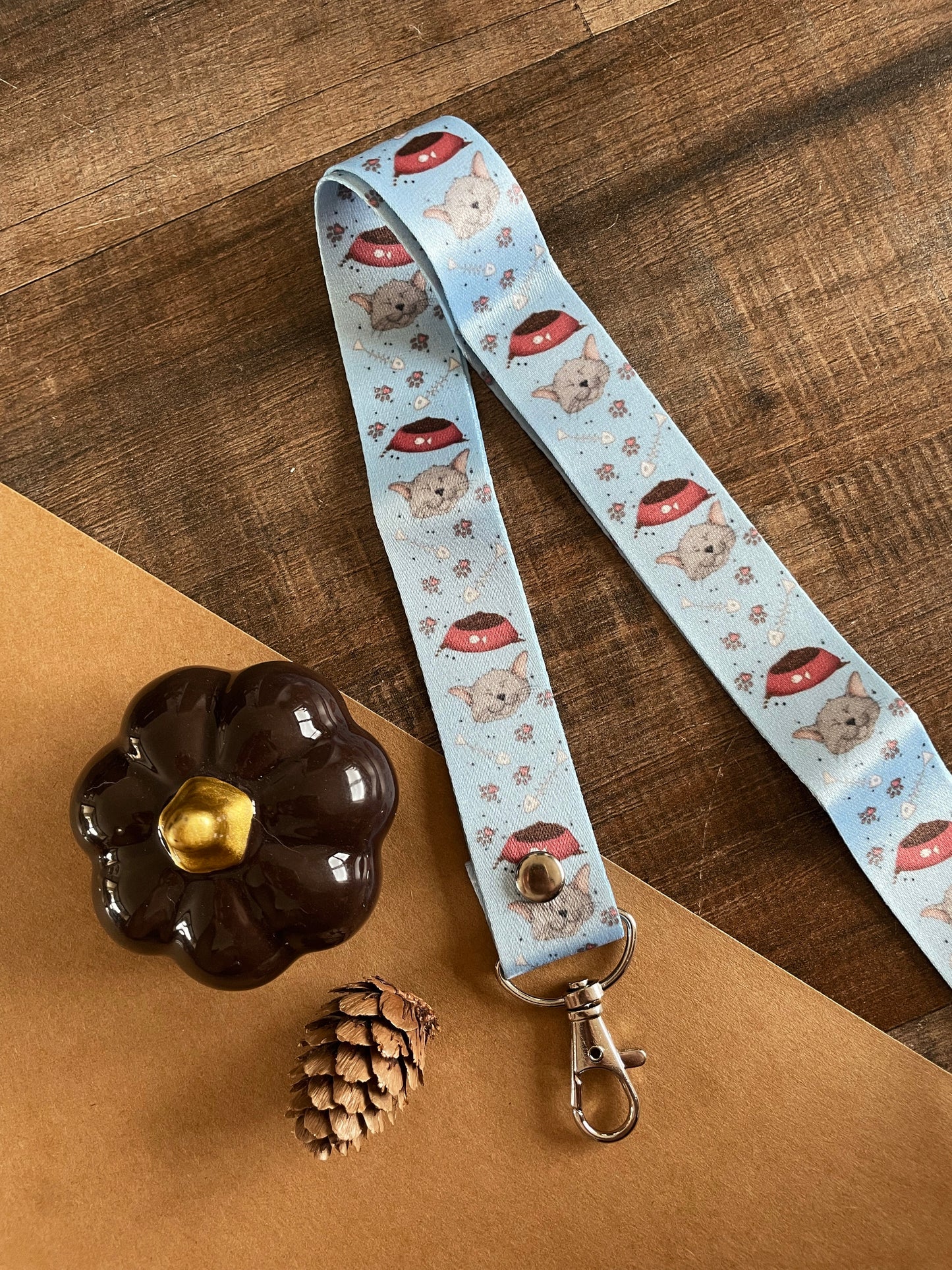 Blue Kitty - Lanyard