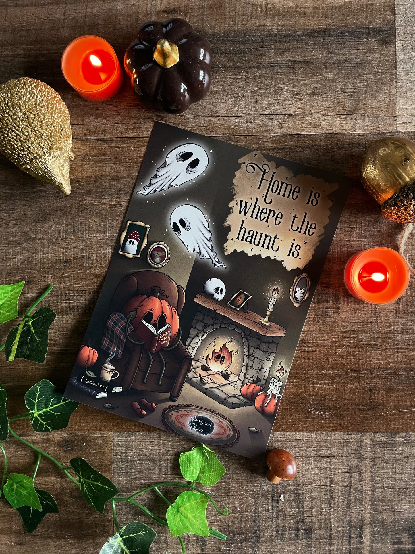 The Home Is Where The Haunt Is - Postcard