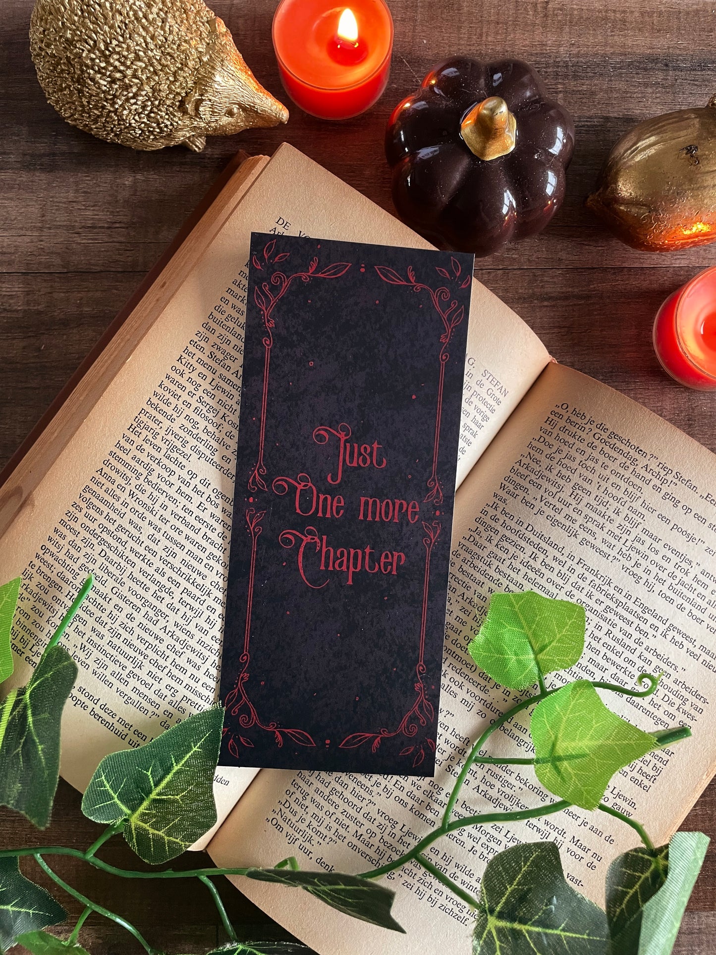 Just One Chapter Coffin - Bookmark