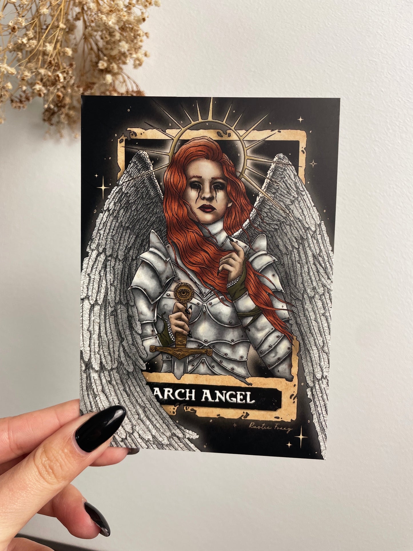 Arch Angel Tarot Postcard