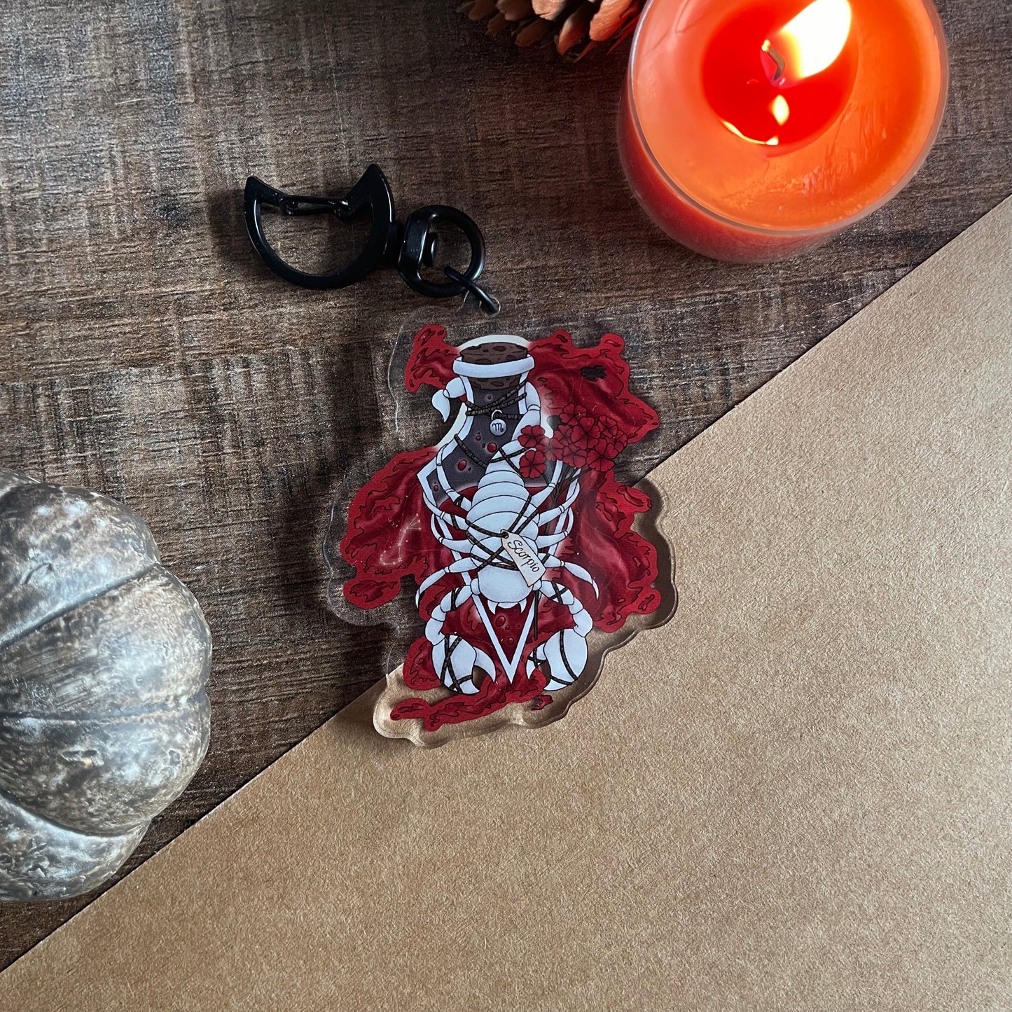 Scorpio Zodiac - Acrylic Keychain