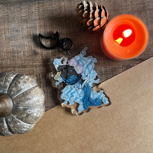 Aquarius Zodiac - Acrylic Keychain