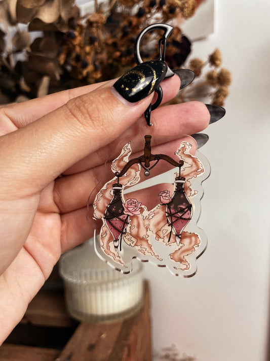 Libra Acrylic Keychain