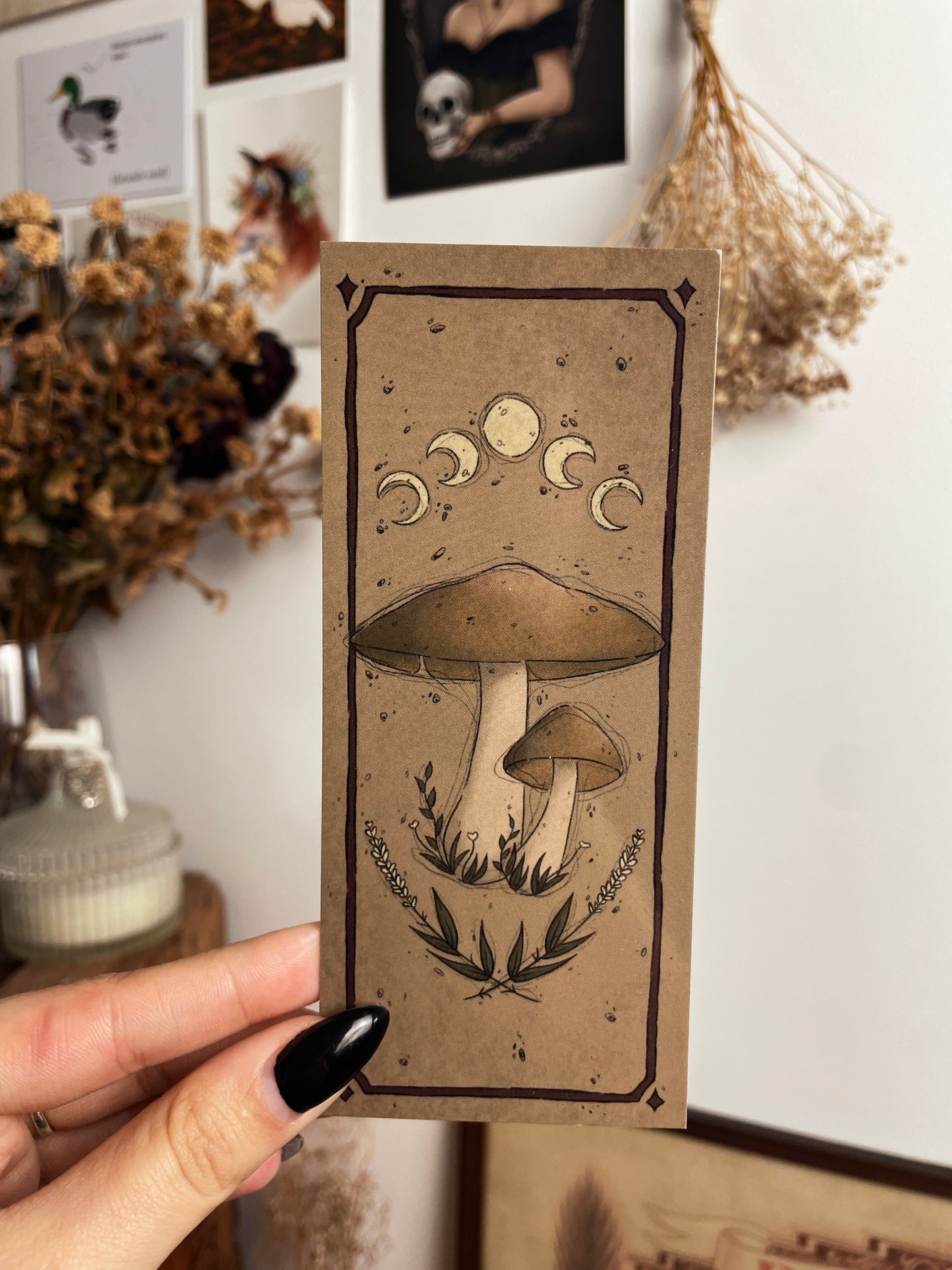 Brown Mushroom Bookmark