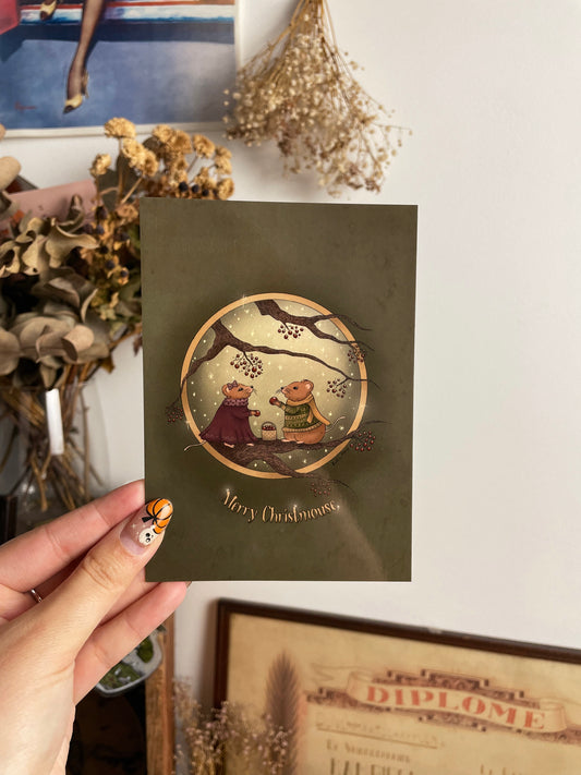 Merry Christmouse - card