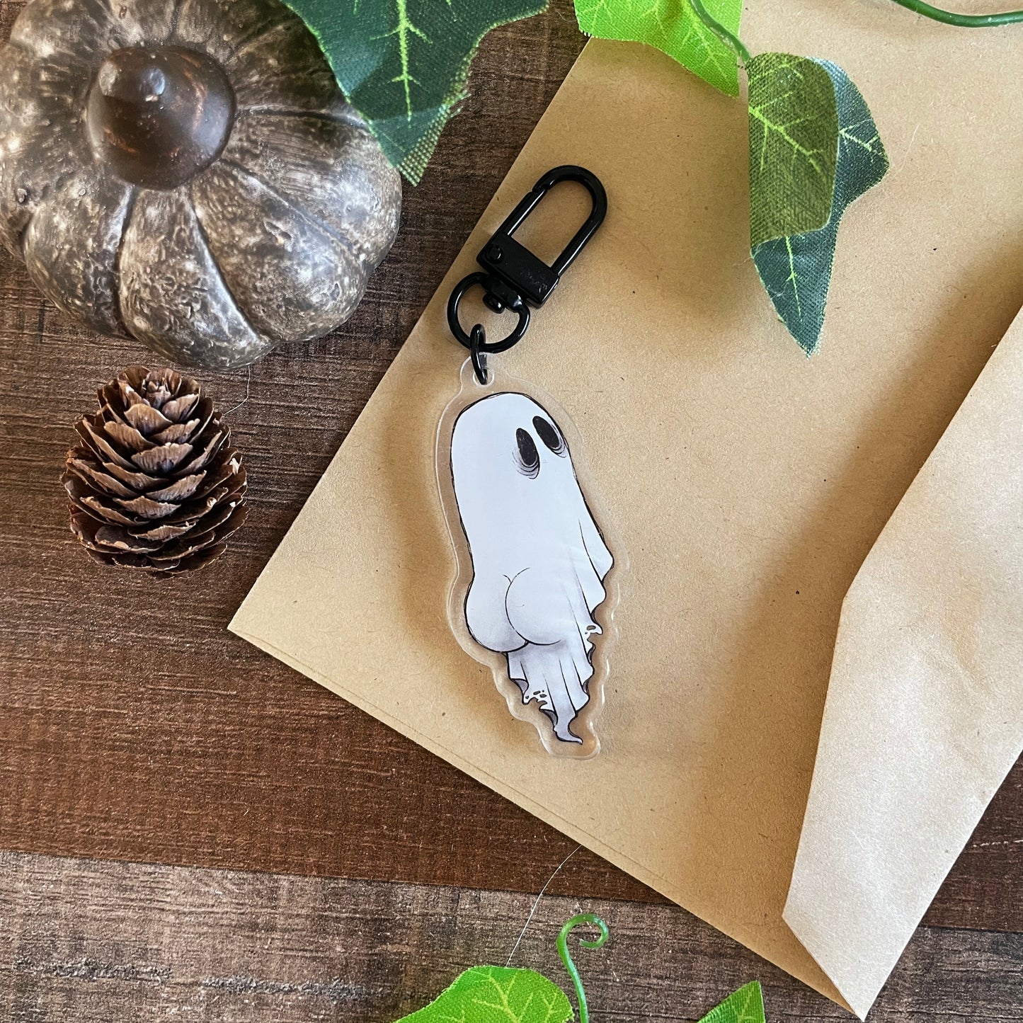 Butt Ghost  - Acrylic Keychain