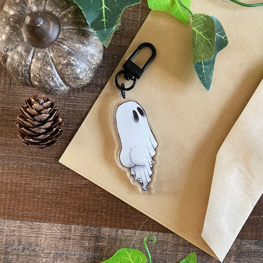 Butt Ghost  - Acrylic Keychain