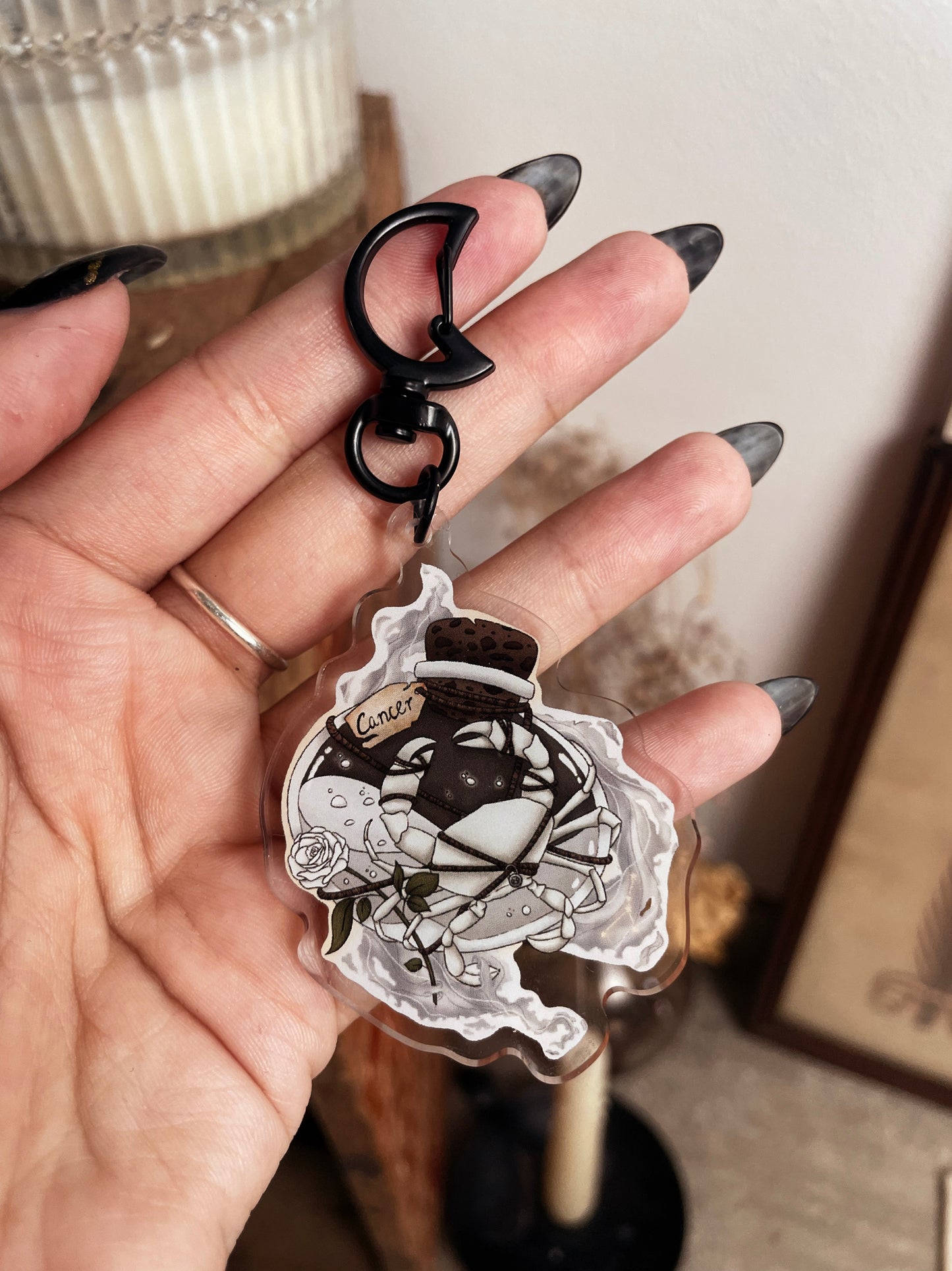 Cancer Acrylic Keychain