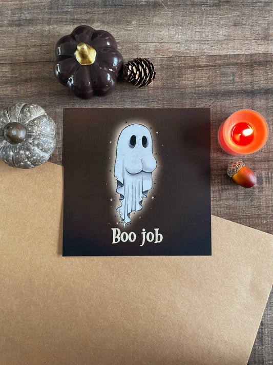 Boo Job - Square Print