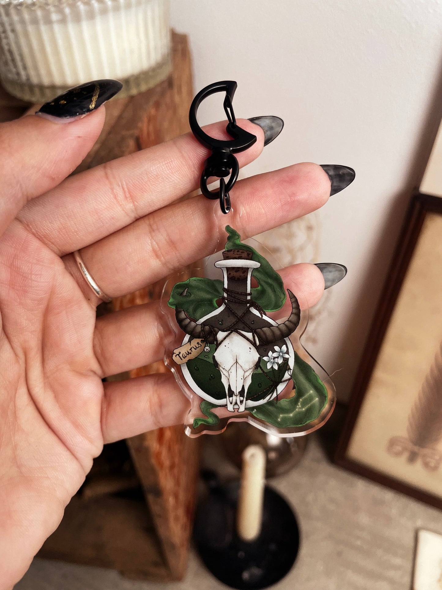 Taurus Acrylic Keychain