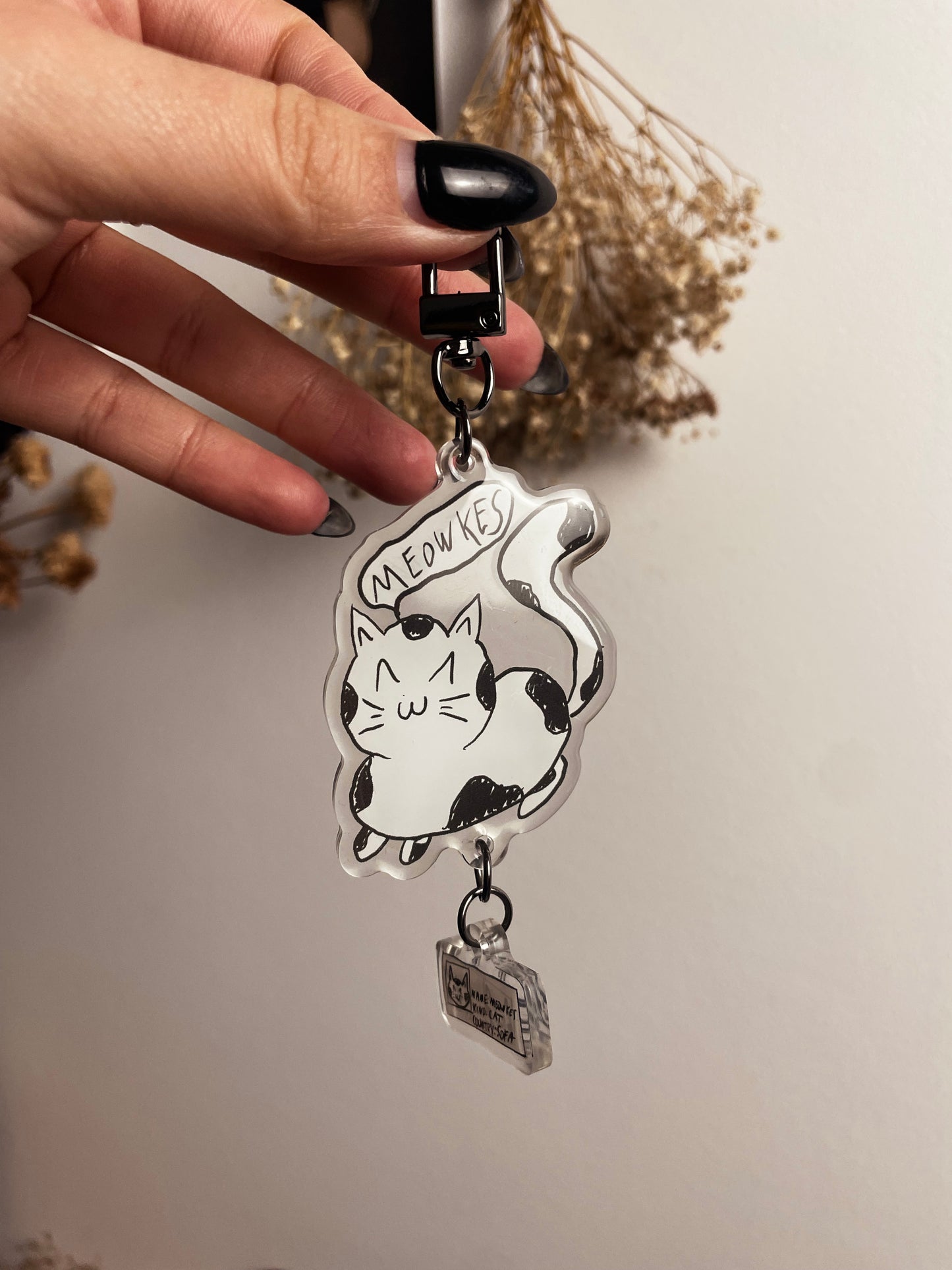 Meowkes Keychain