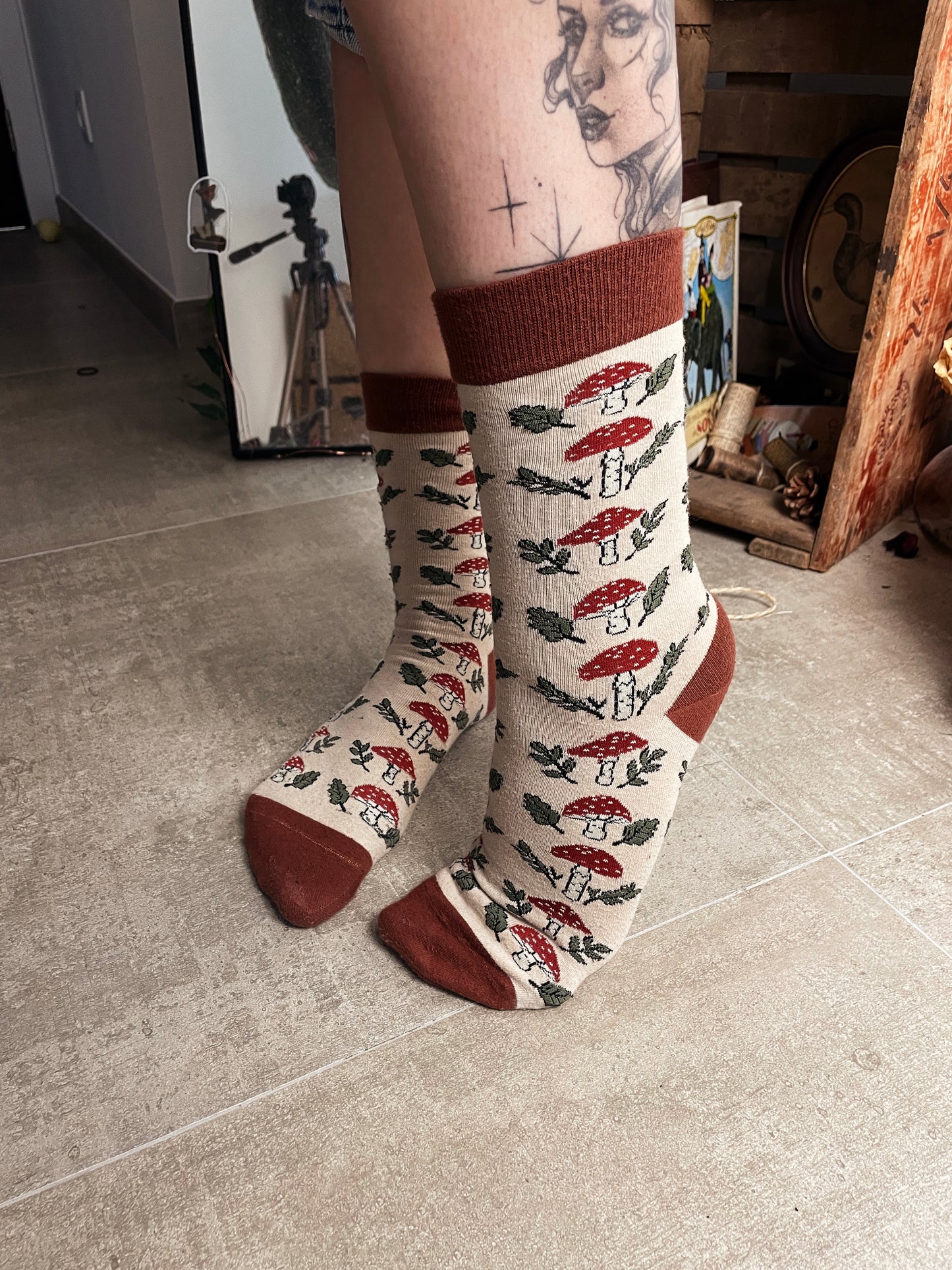 Toadstool Socks