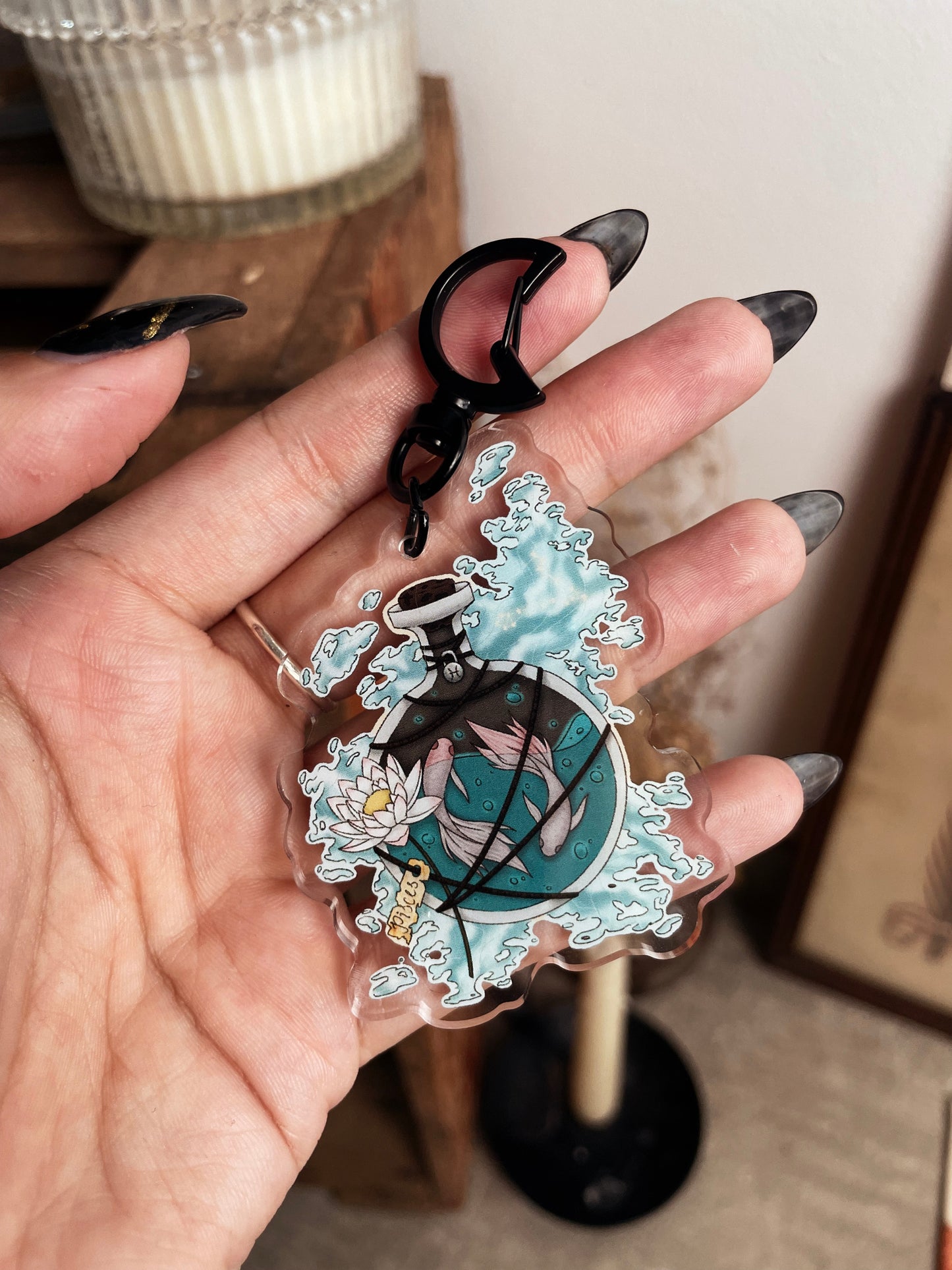 Pisces Acrylic Keychain