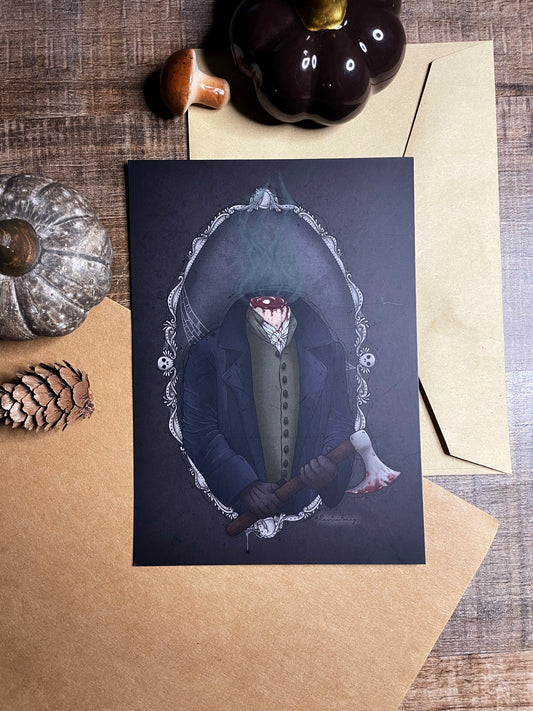 Headless Horseman- Postcard