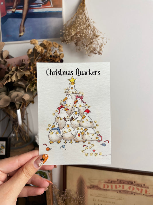Christmas Quackers - card