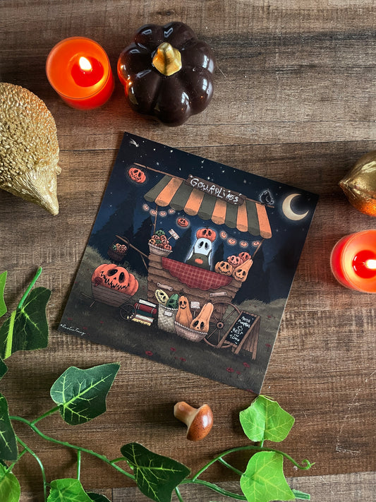 Gourdlings Stall - Square Print