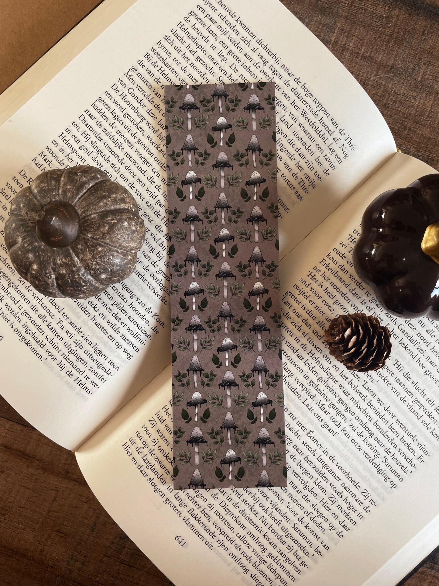 Ink Cap Pattern - Bookmark