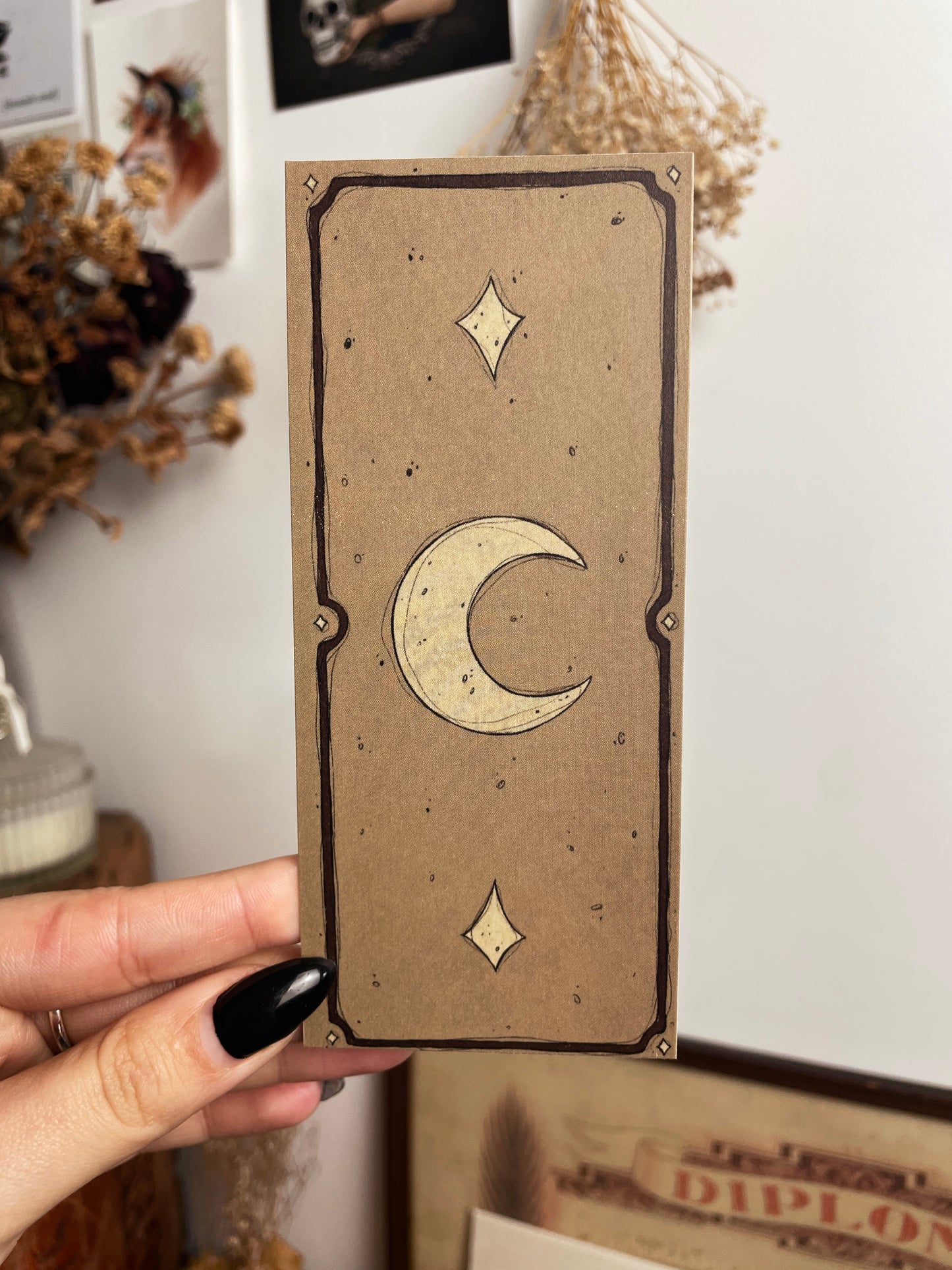 Brown Toadstool Mushroom Bookmark