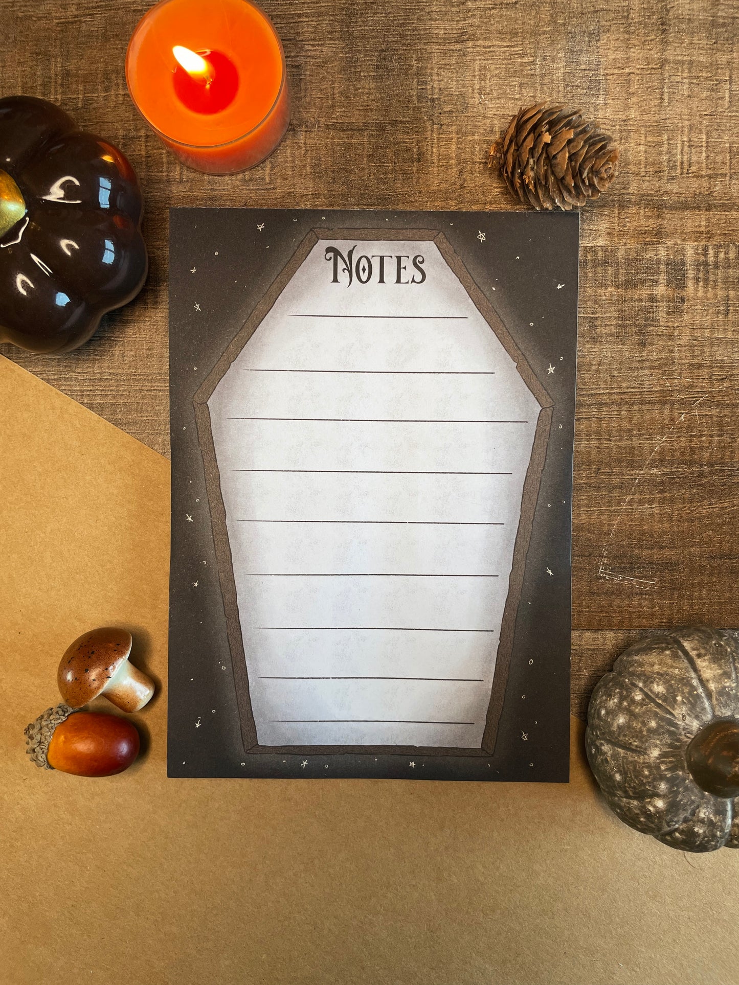 Coffin Notes - A6 Notepad