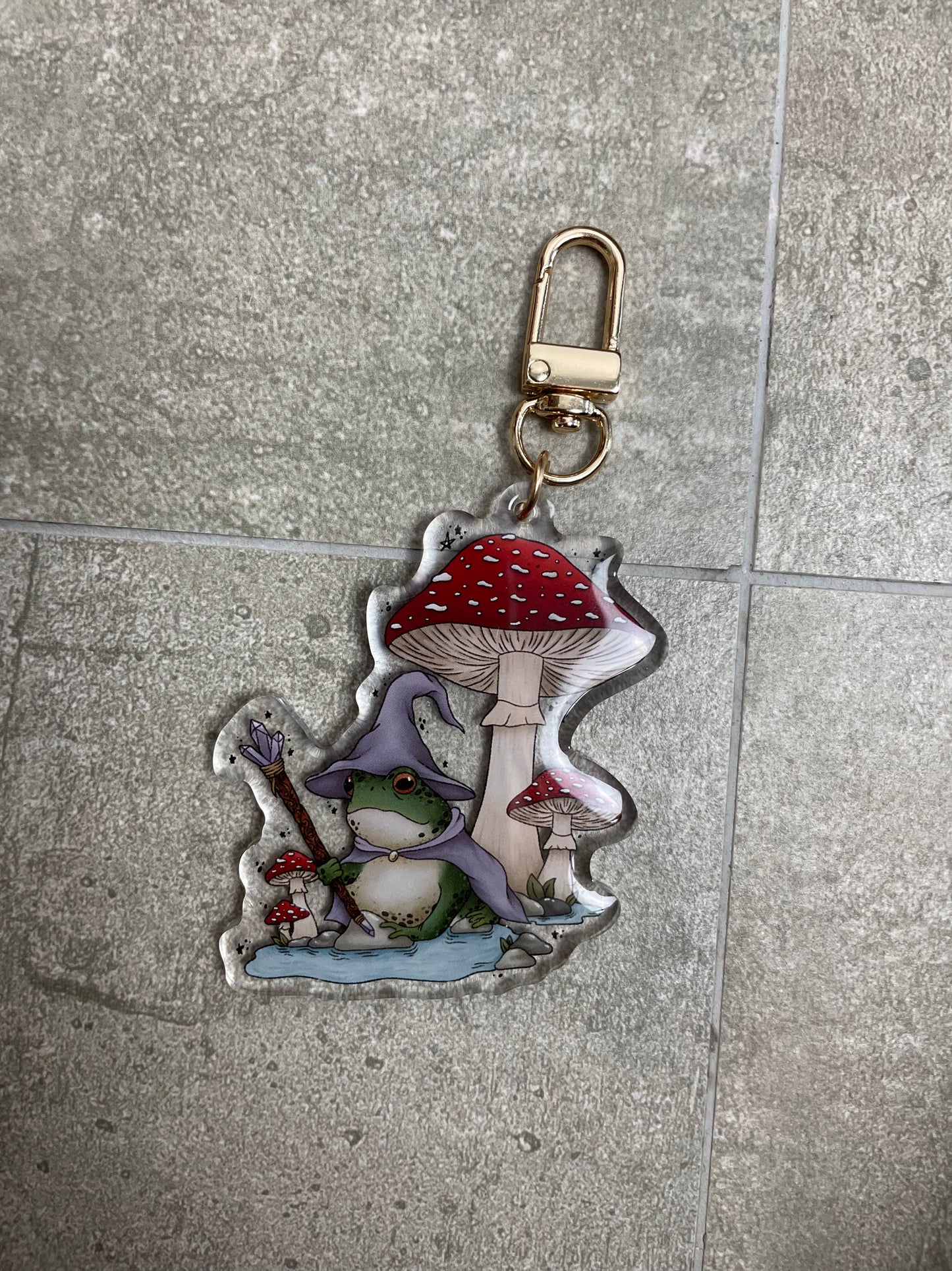 Toad Wizard - Acrylic Keychain
