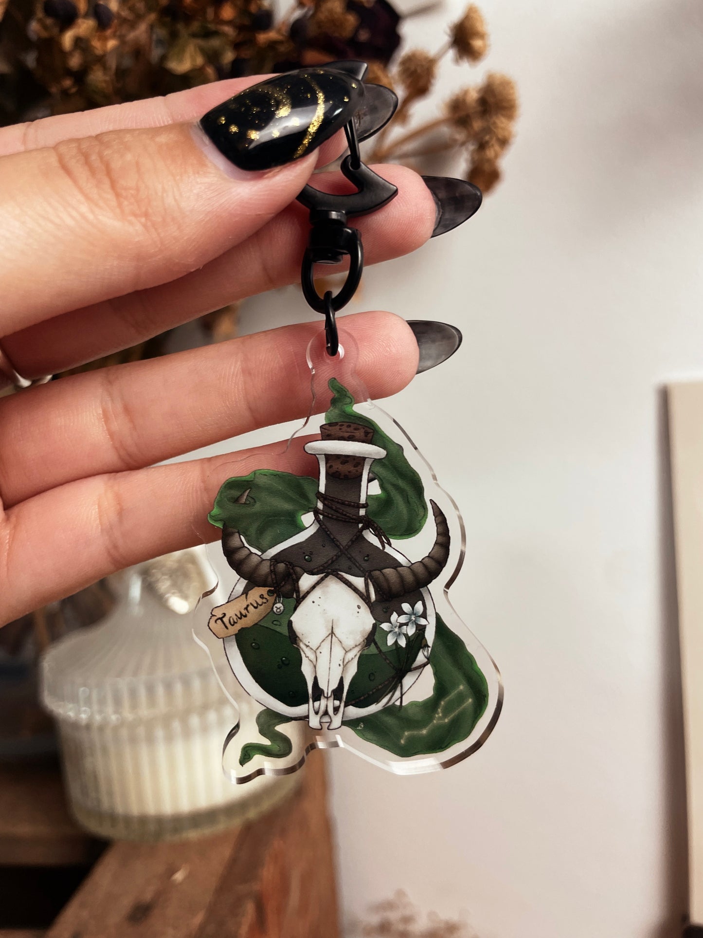 Taurus Acrylic Keychain