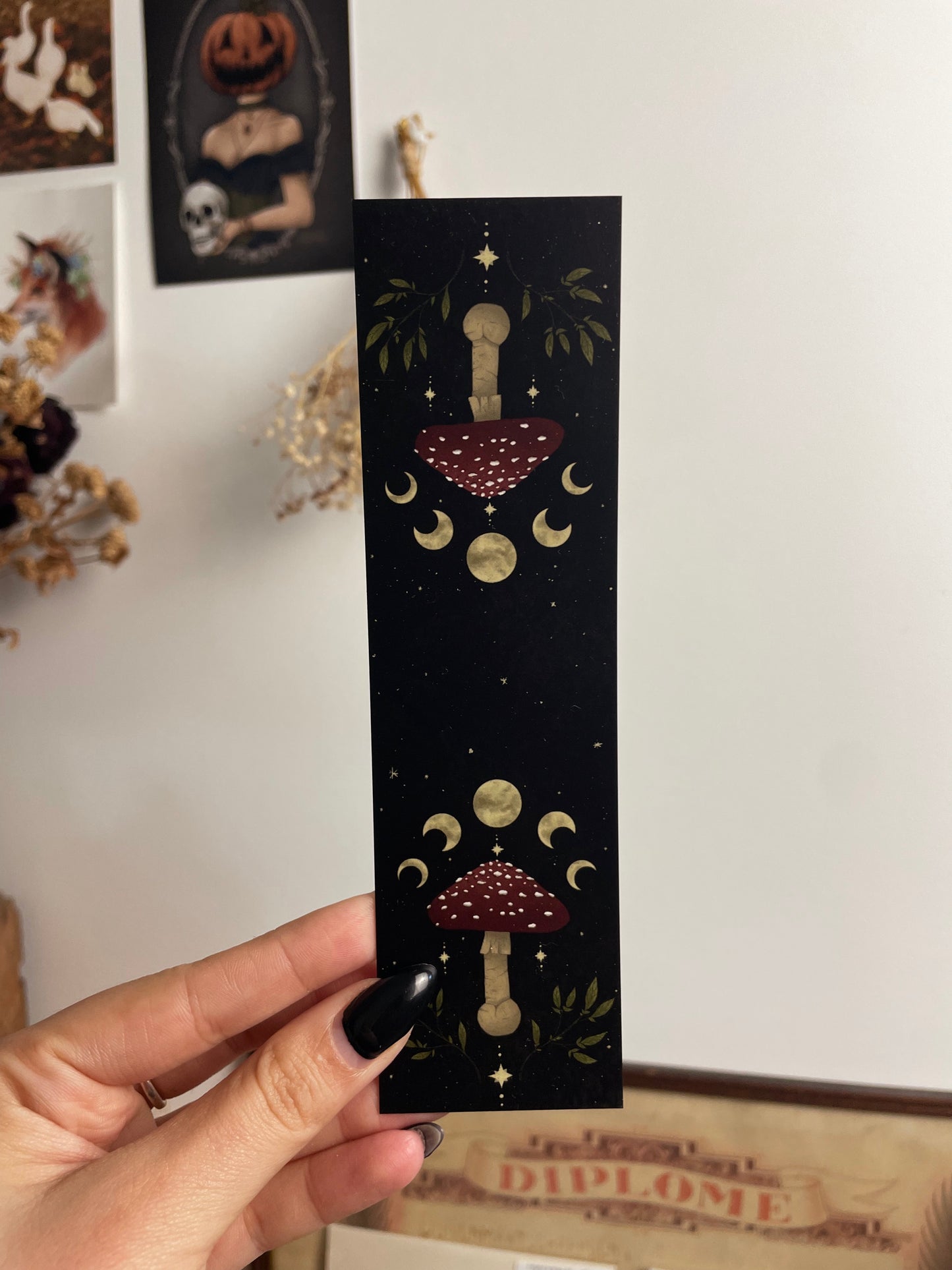 Dark Toadstool Bookmark