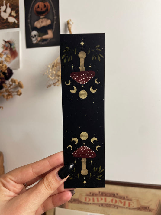 Dark Toadstool Bookmark