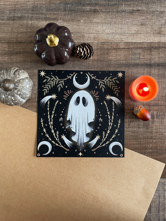 Ornamental Ghost - Square Print