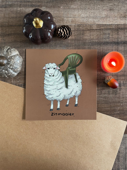 Zitmaaier - Square Print