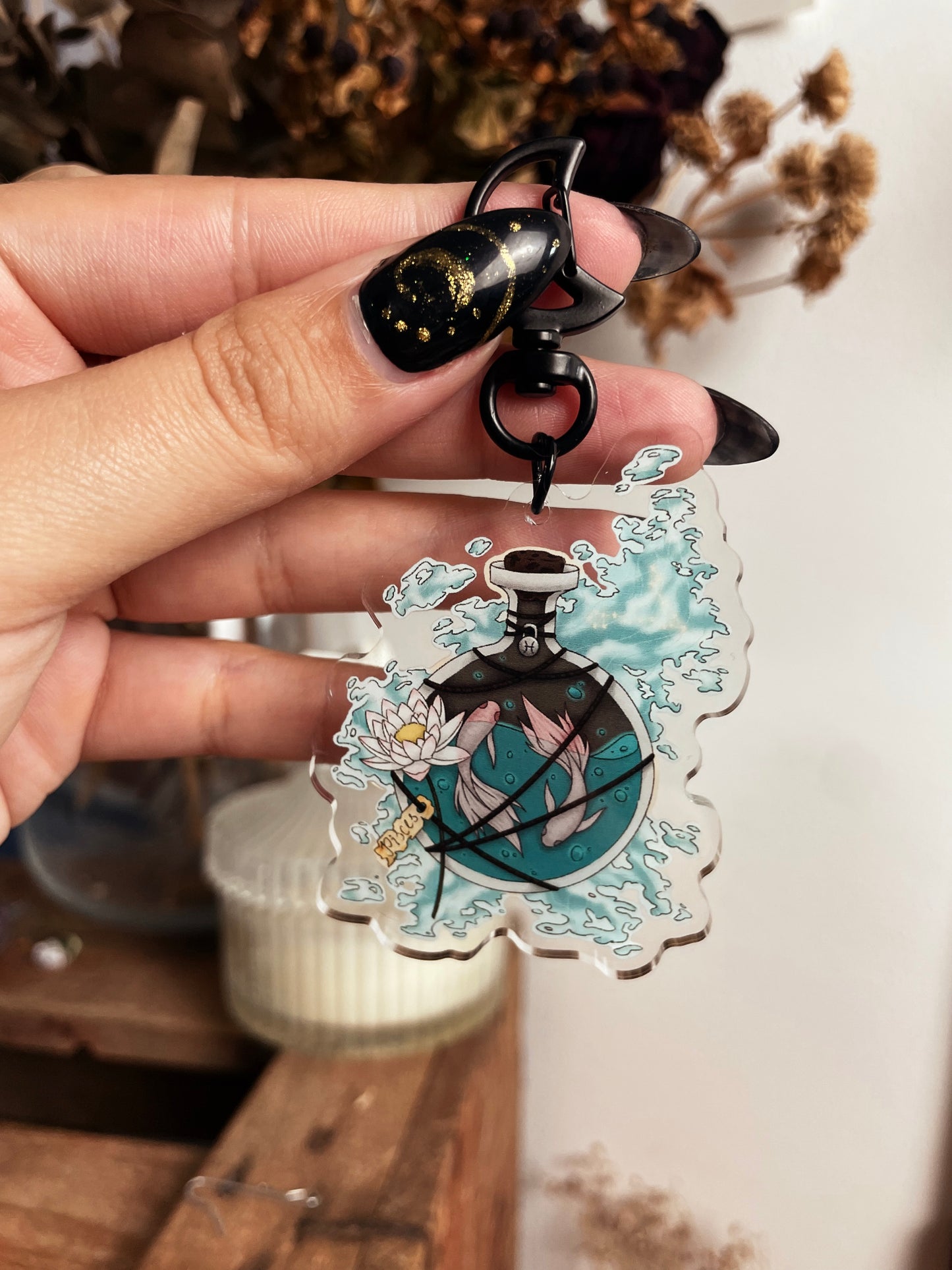 Pisces Acrylic Keychain