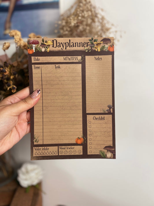 Shroomie dayplanner - notepad