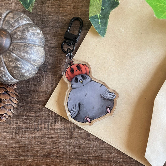 Pumpkin Pigeon 6 - Acrylic Keychain