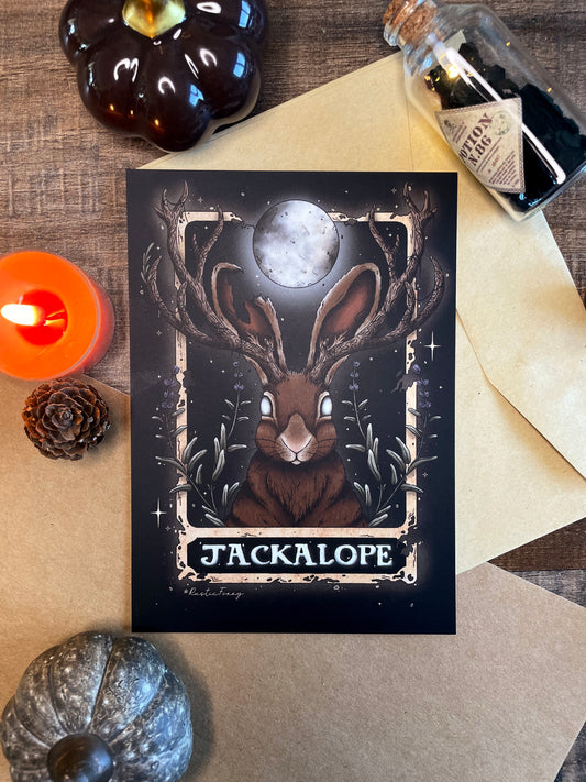 Jackalope - Postcard