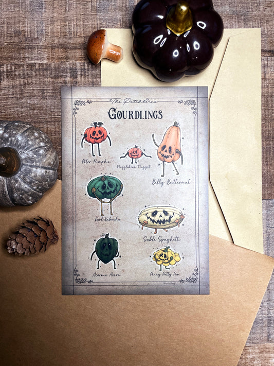 Gourdlings - Postcard