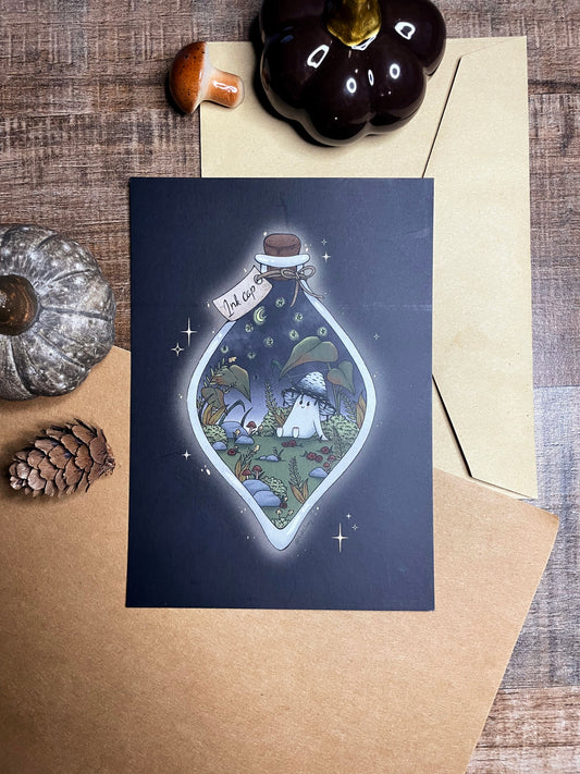 Ink Cap Bottle- Postcard