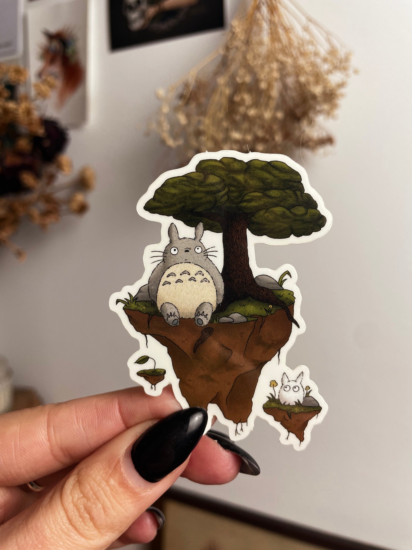 Totoro Island Sticker