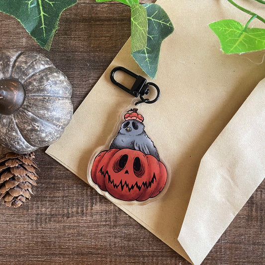 Pumpkin Pigeon 5 - Acrylic Keychain