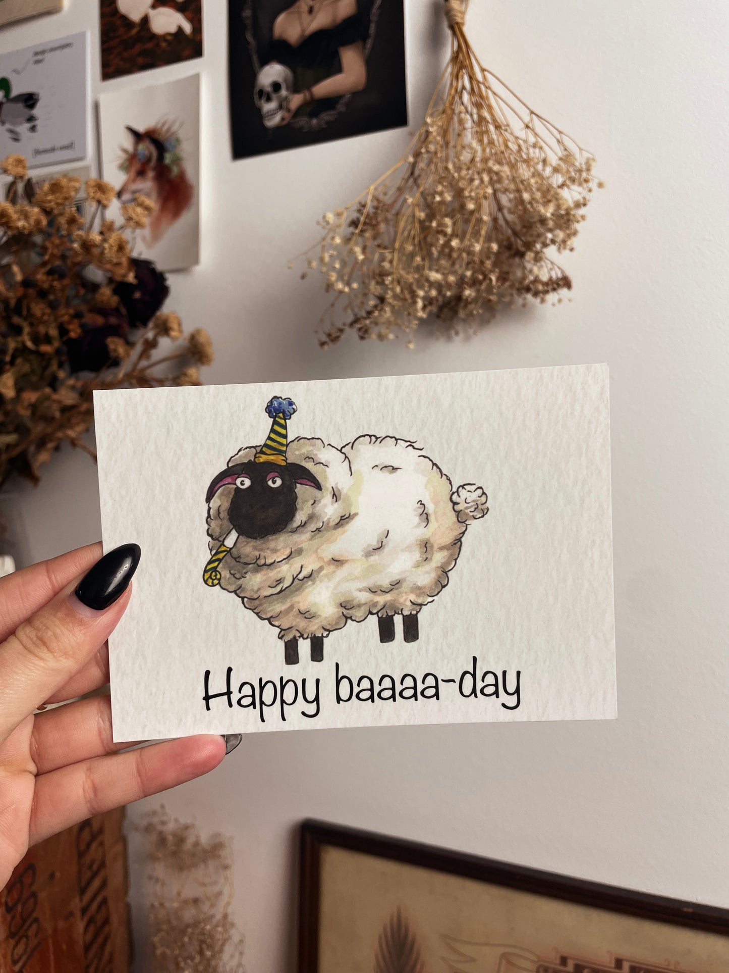 Happy Baaaa-Day - Postcard