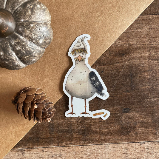 Fries Seagull - Sticker