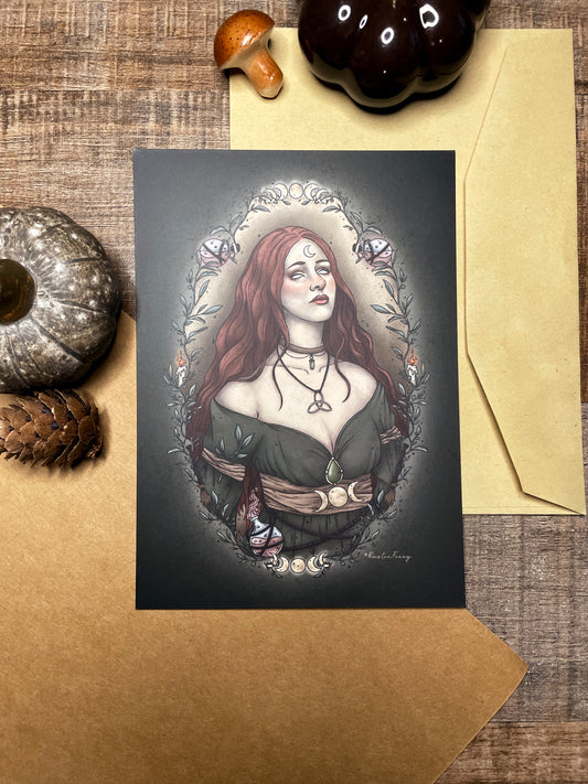Nature Witch- Postcard