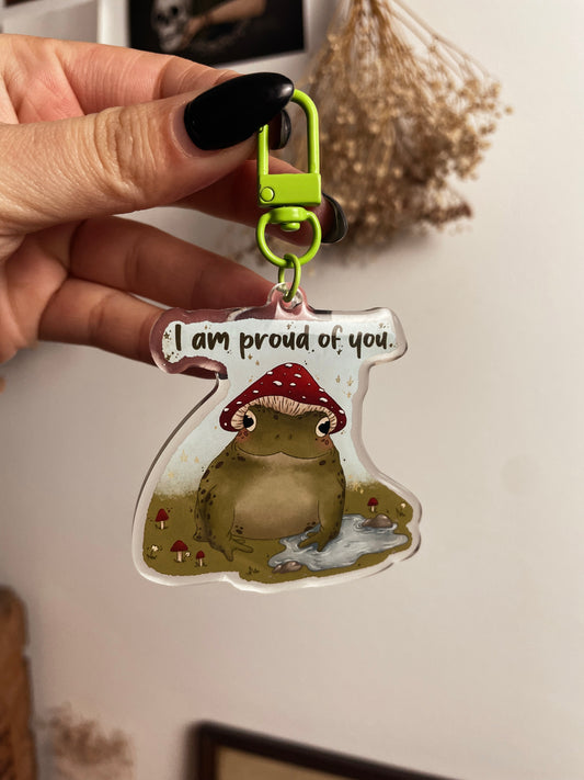 Proud toad Keychain