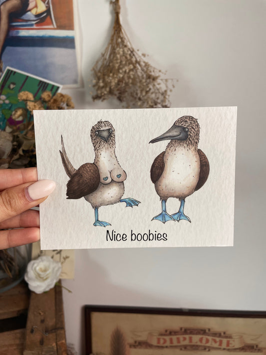 Nice boobies - Card