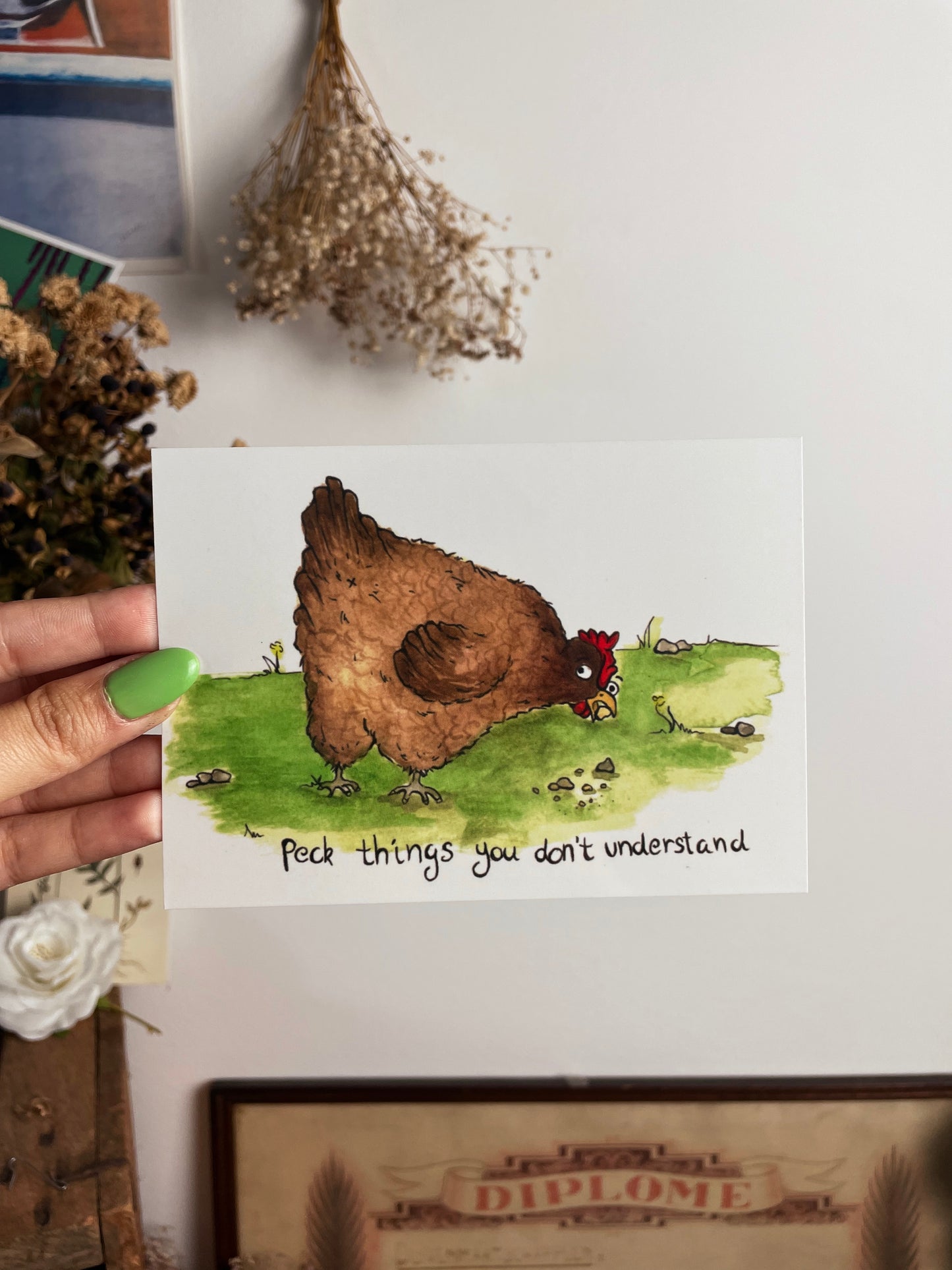 I can buy myself chickens - card pack