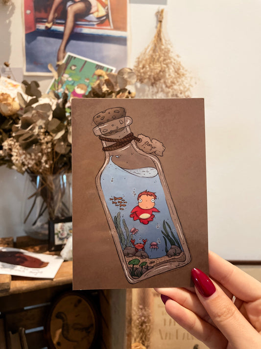 Ponyo Bottle - small print