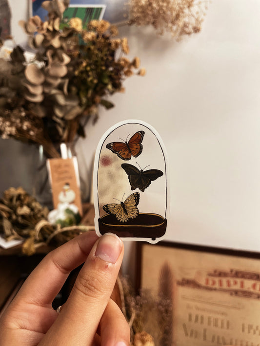 Butterfly Dome - Transparent Sticker