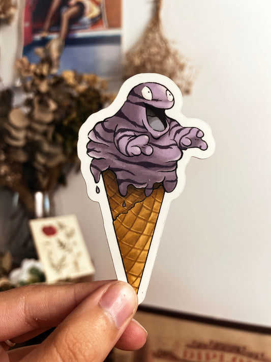 Grimer Ice Cream - Sticker